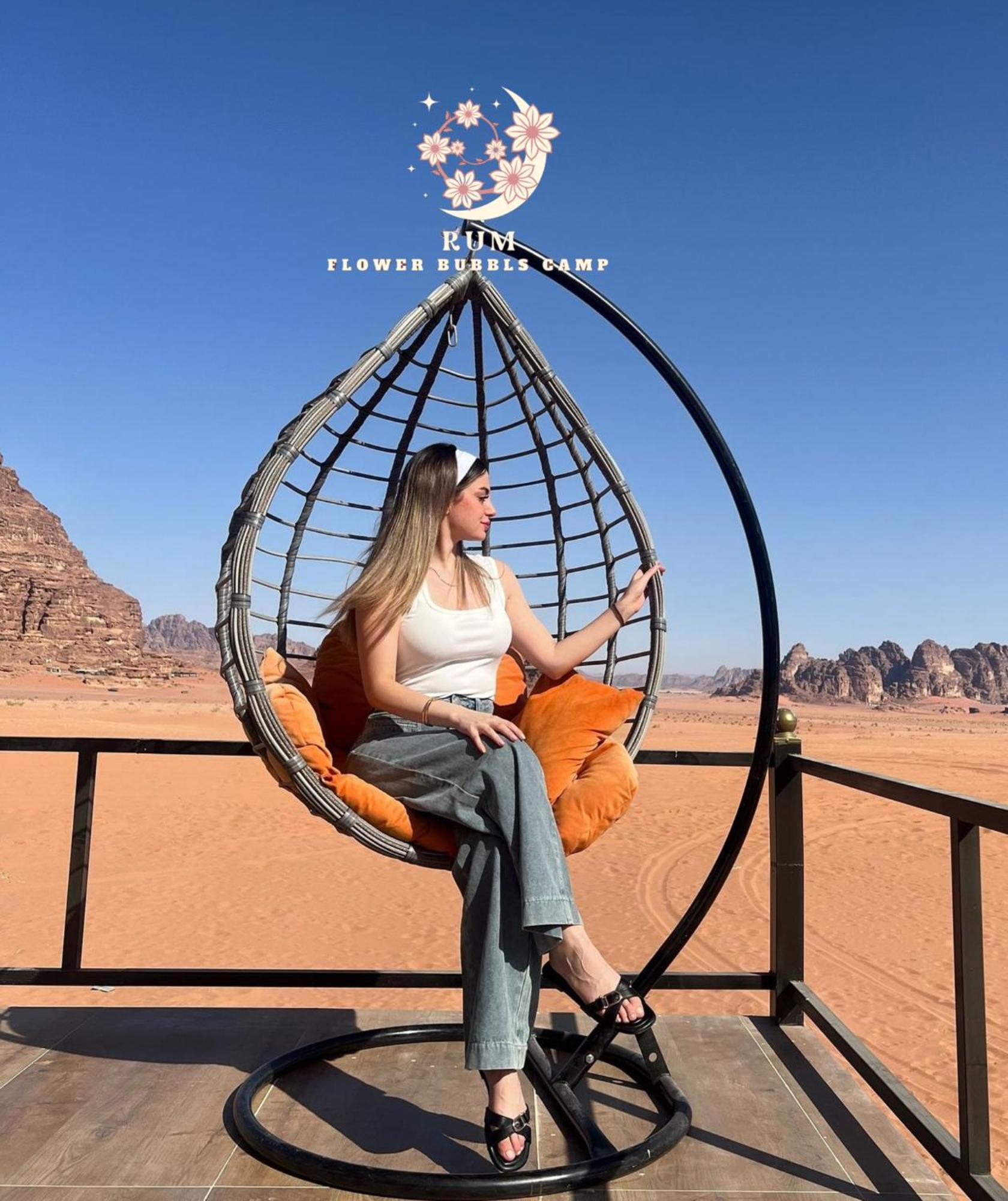 Rum Flower Bubbles Luxury Camp Wadi Rum Exterior photo
